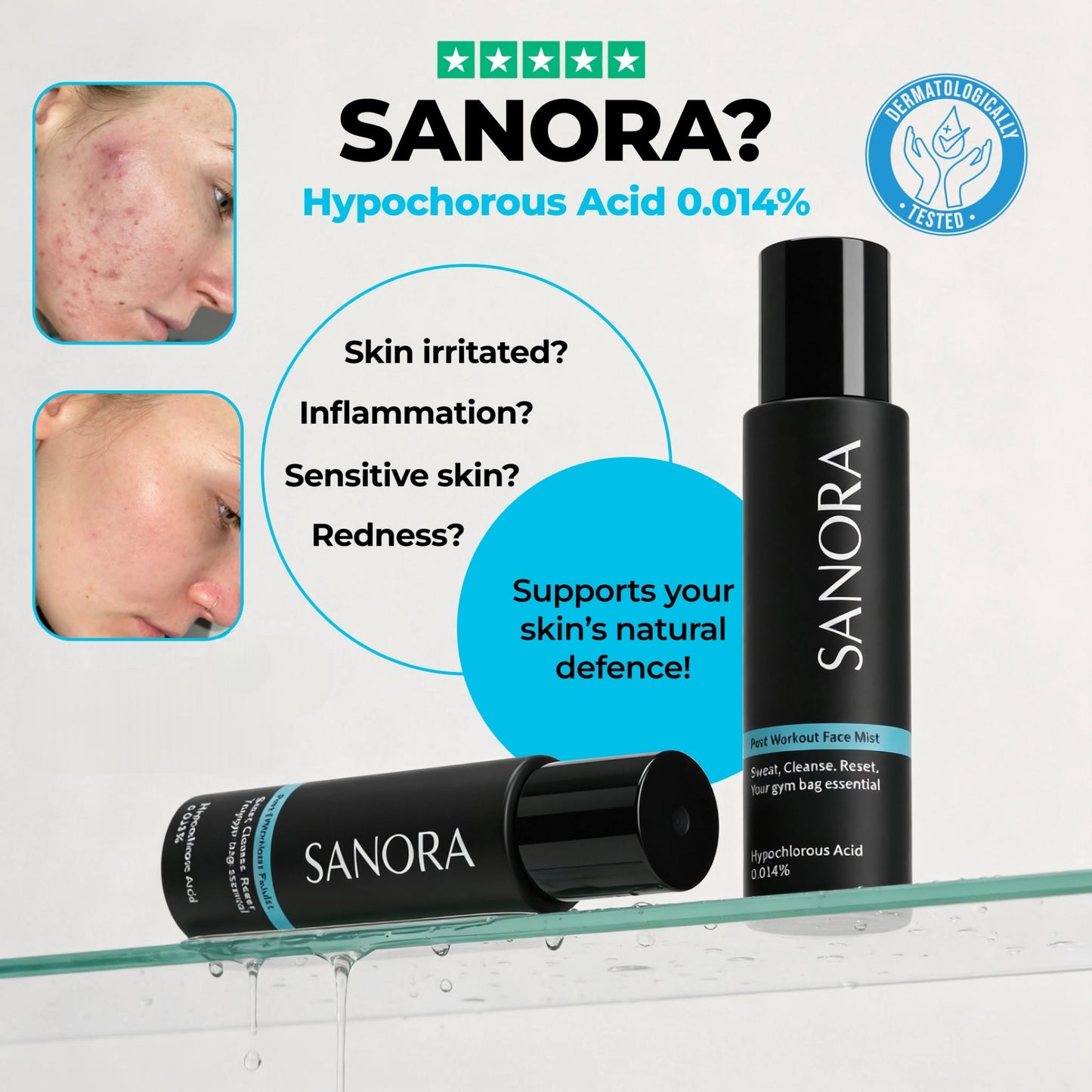 Sanora Post-Workout Face Mist